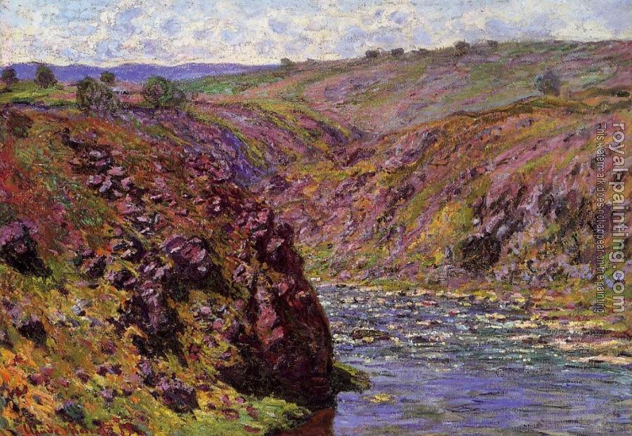 Claude Oscar Monet : Valley of the Creuse, Sunlight Effect